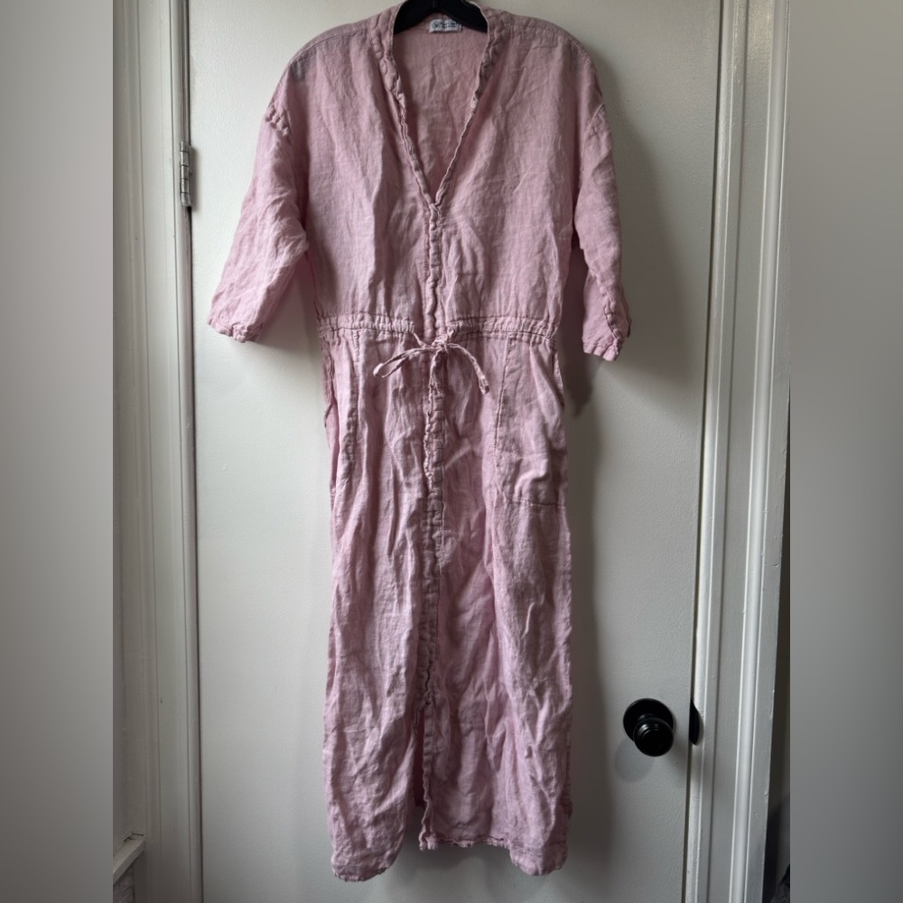 Pure Linen Pink Garment